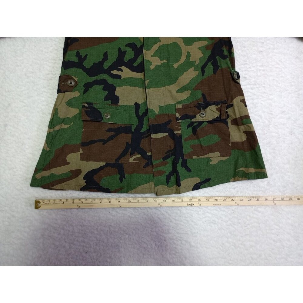 US Army Hot Weather BDU Woodland Pattern Utility WOMEN'S MATERNITY SZ 8R Jacket - Picture 10 of 12